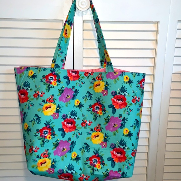 Relisted See New Listing Tote Bag Pioneer Woman Fabric Floral All Purpose - Picture 4 of 6